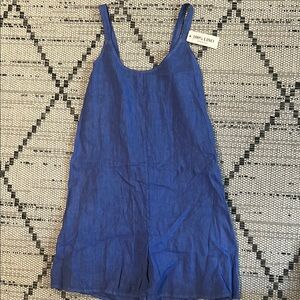 Blue Linen Dress